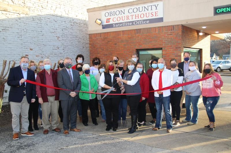 Obion County Courthouse Satellite Office Ribbon Cutting